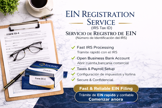 EIN Registration Service (Tax ID)